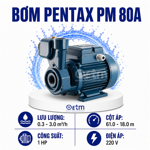 Bơm Pentax PM 80A